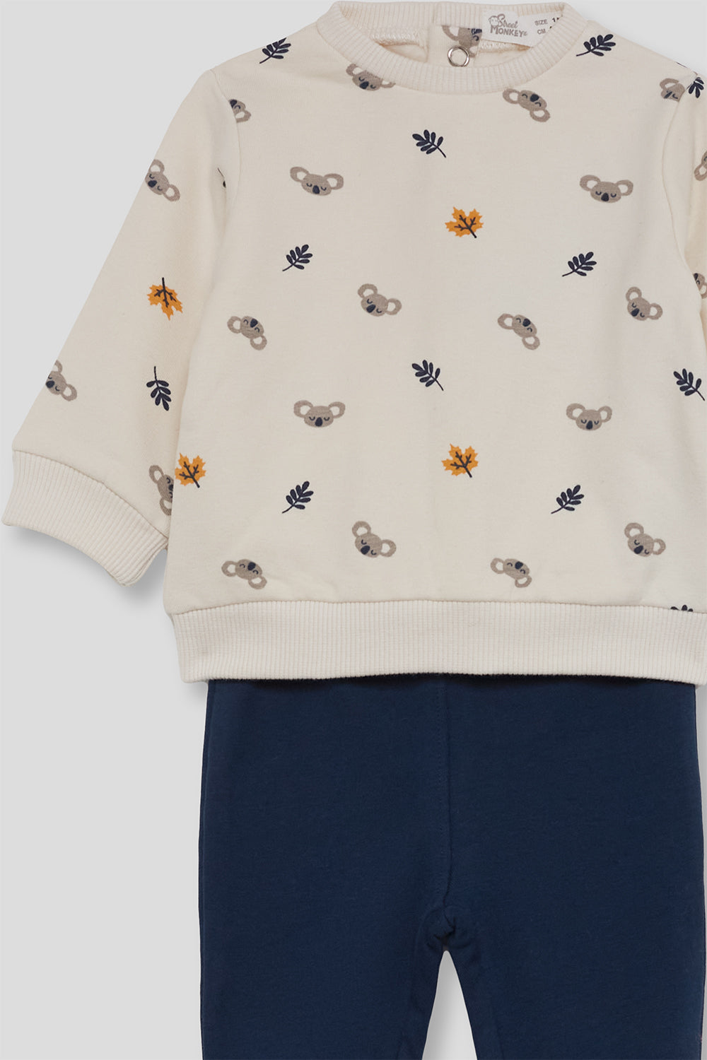 Conjunto Bebé Niño Koalas Azul Marino y Crudo | Street Monkey | 362035