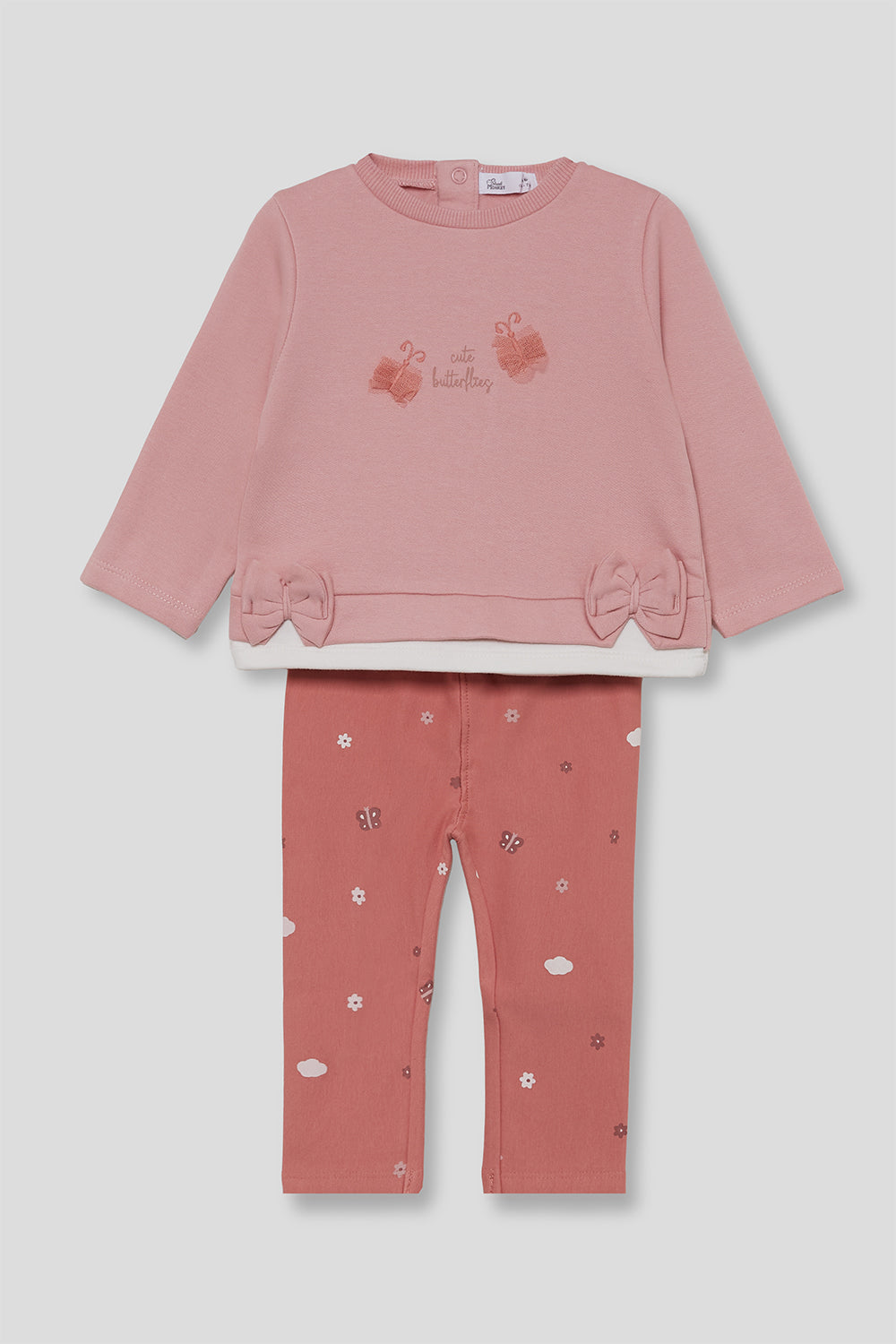 Conjunto rosa de mariposas – Street Monkey