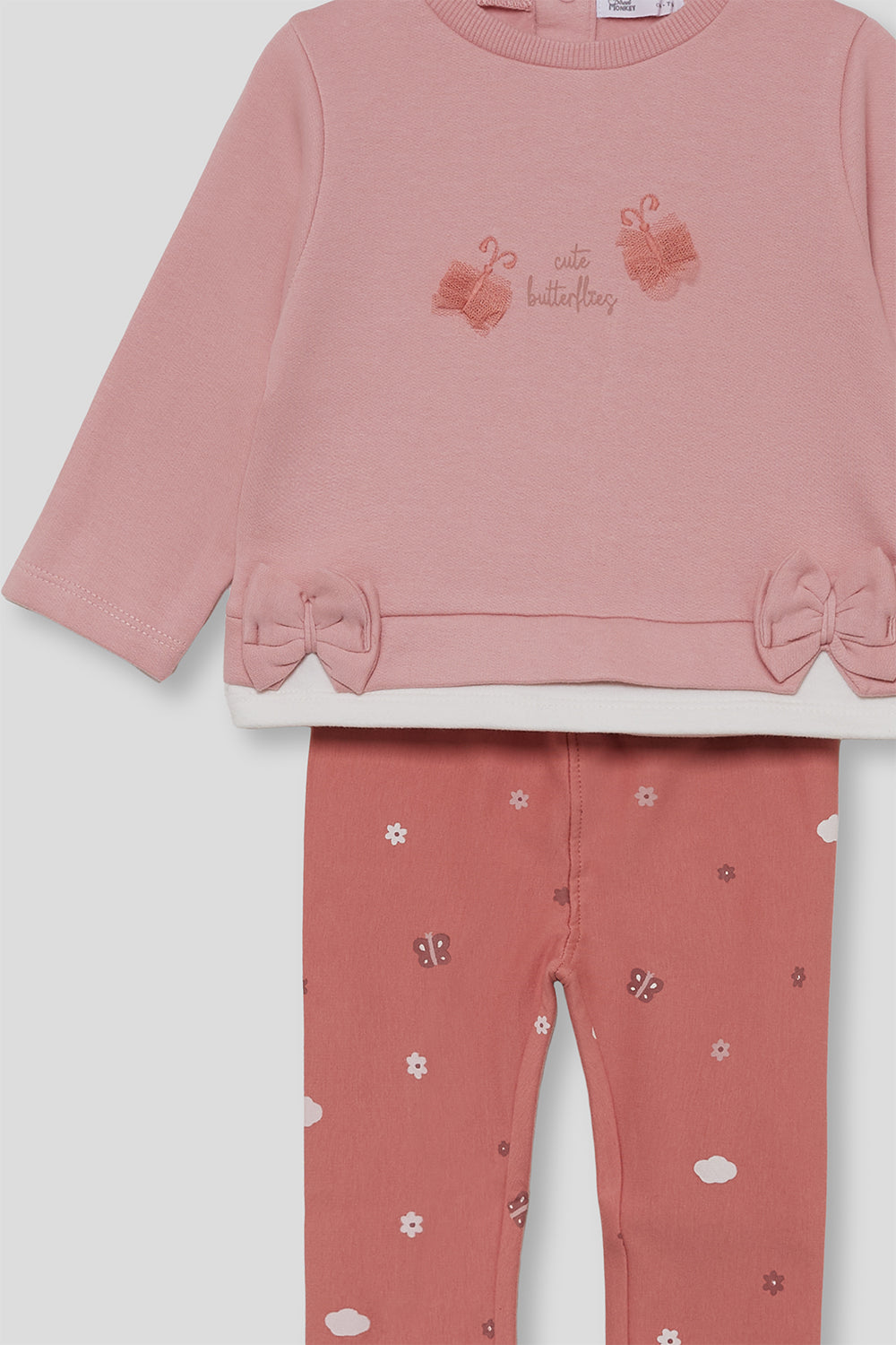 Conjunto rosa de mariposas – Street Monkey