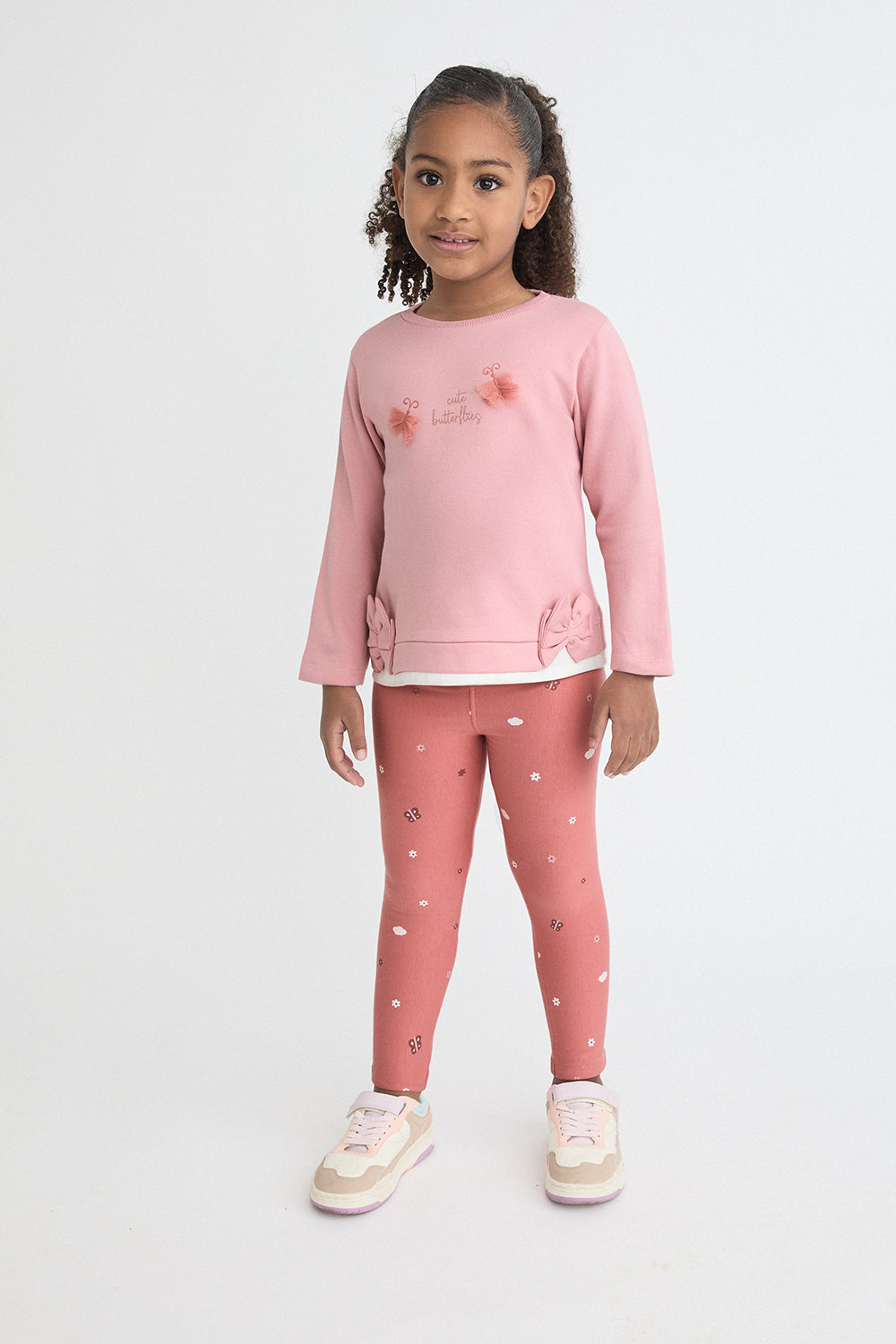 Conjunto rosa de mariposas – Street Monkey