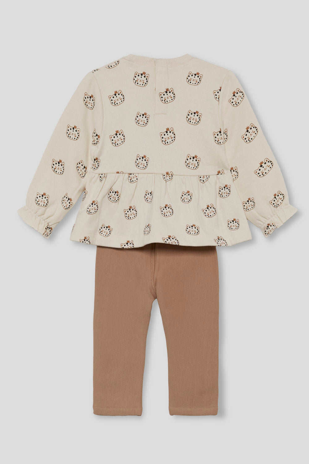 Conjunto Bebé Niña Blusa Estampada y Leggings | 363010