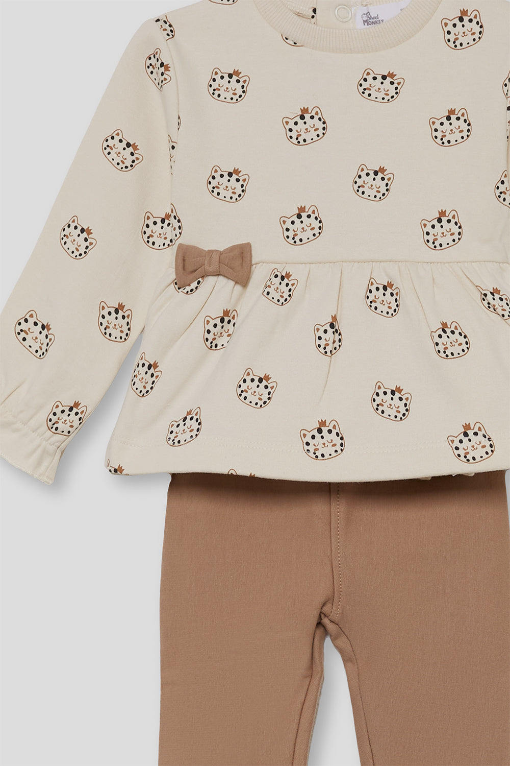 Conjunto Bebé Niña Blusa Estampada y Leggings | 363010