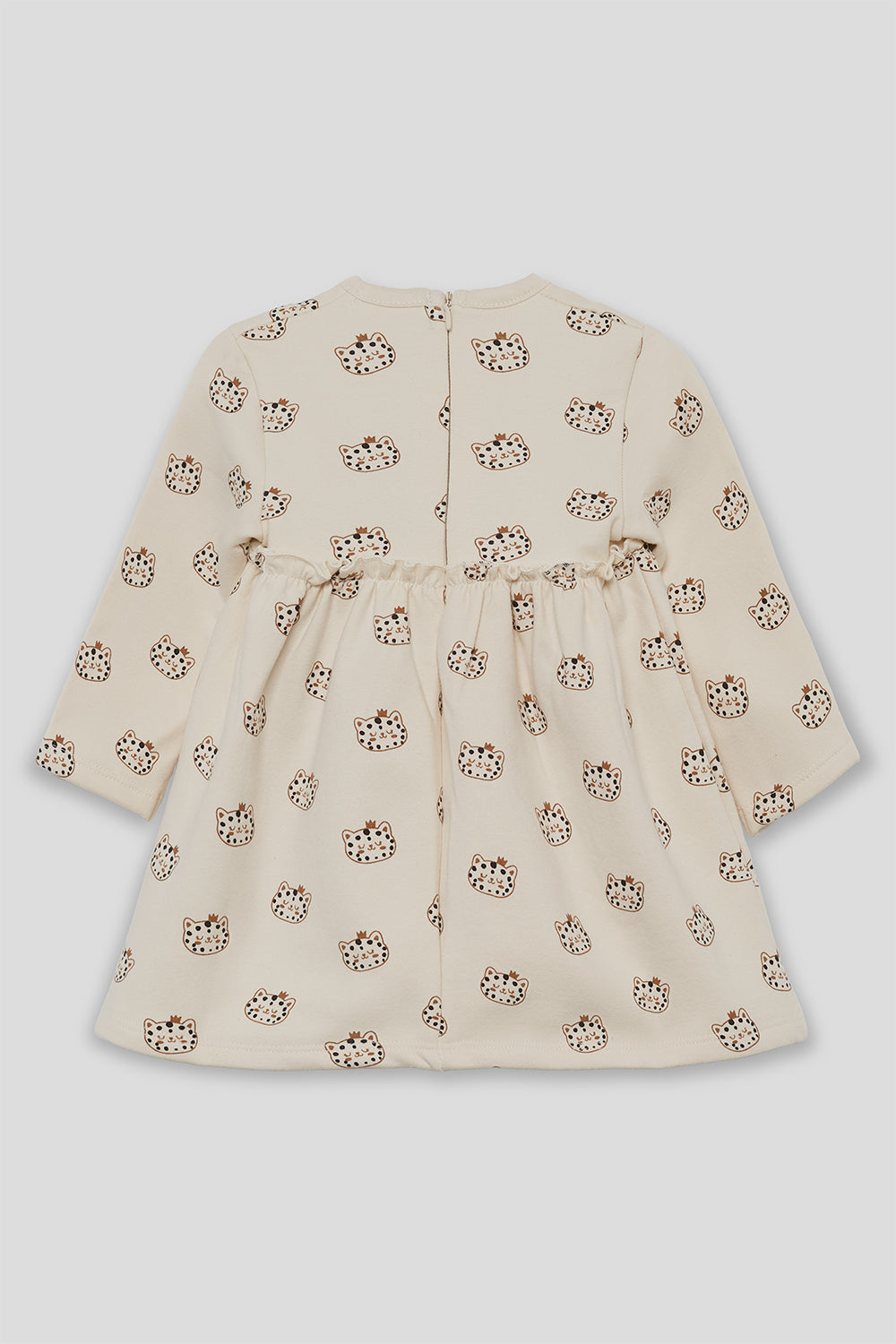 Vestido crudo estampado de gatitos – Street Monkey