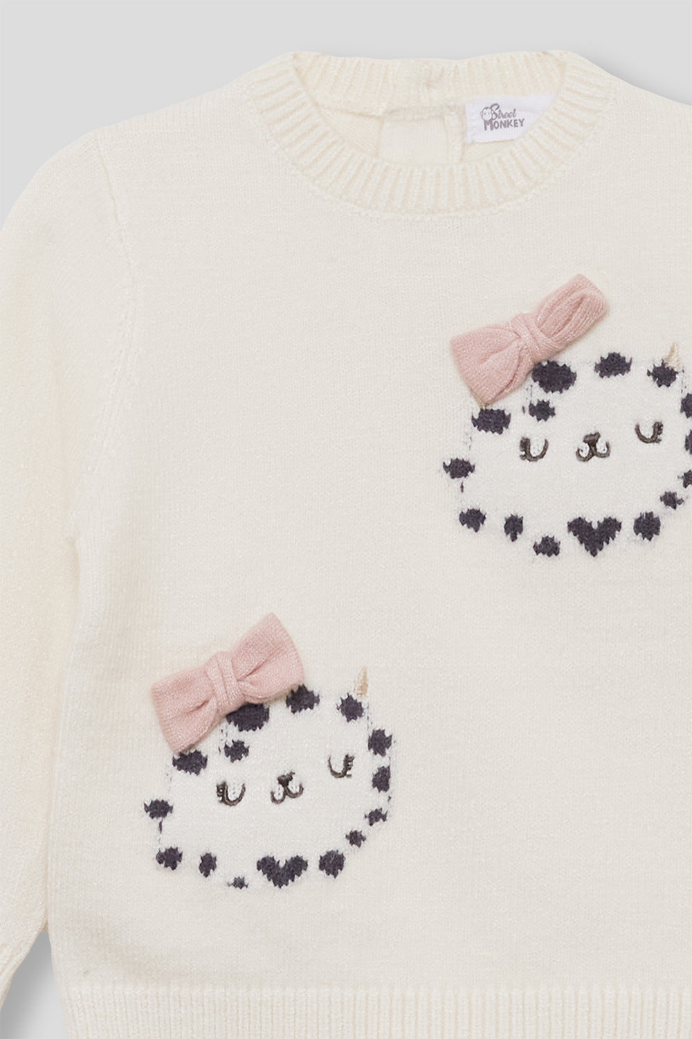 Jersey crudo de punto con gatitos – Street Monkey