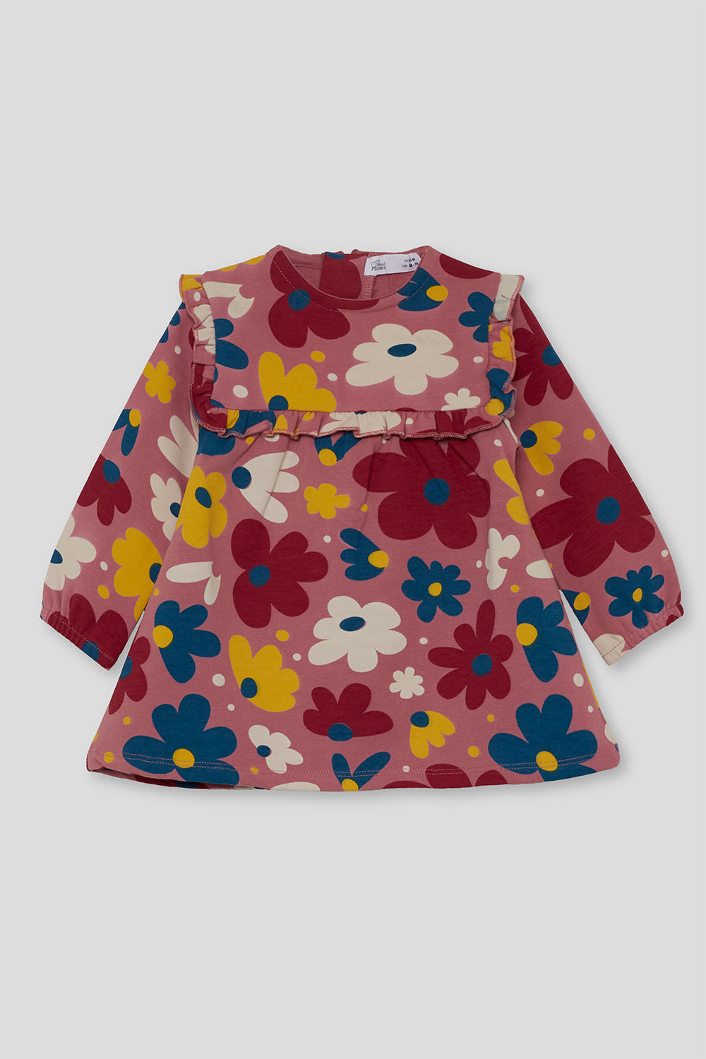 Vestido Bebé Niña Estampado Floral con Volantes | Siju Moda Infantil