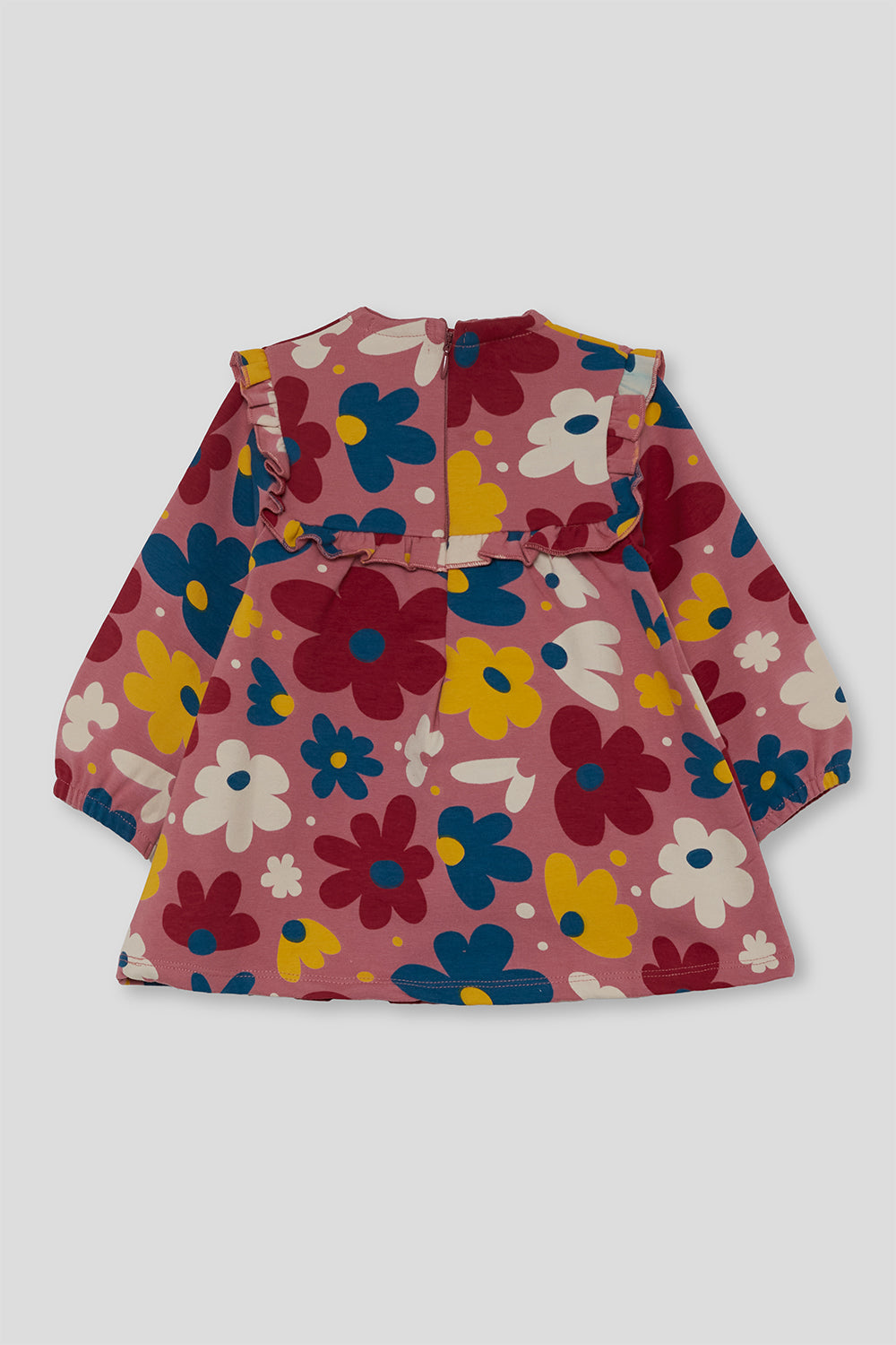 Vestido Bebé Niña Estampado Floral con Volantes | Siju Moda Infantil