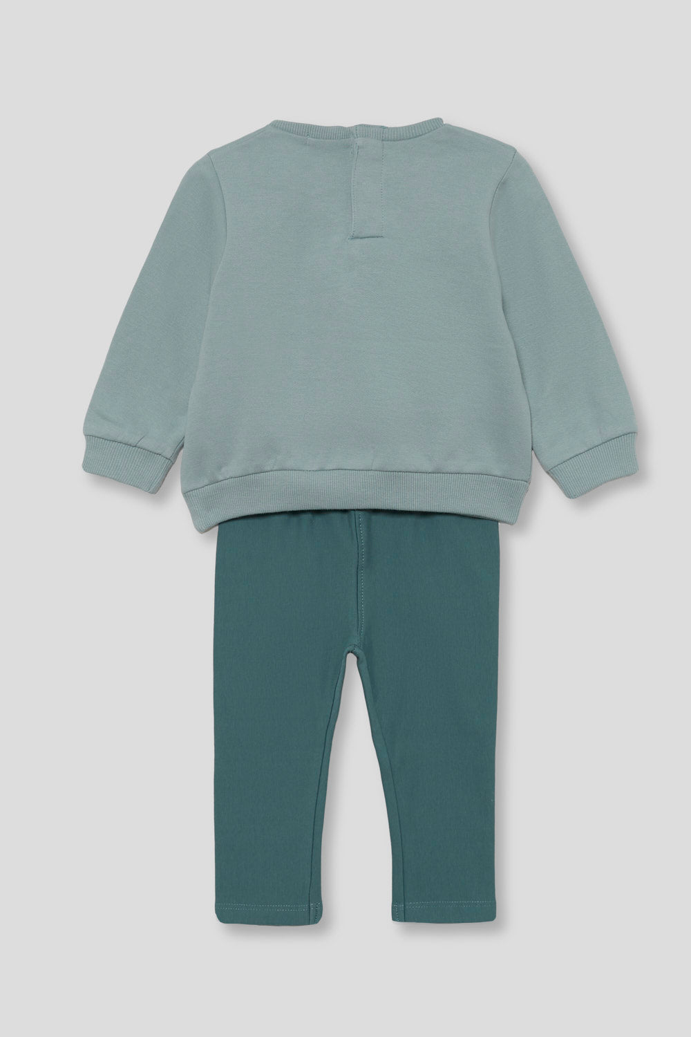 Conjunto Bebé Niña Sudadera Verde Agua y Pantalón | Siju Moda Infantil