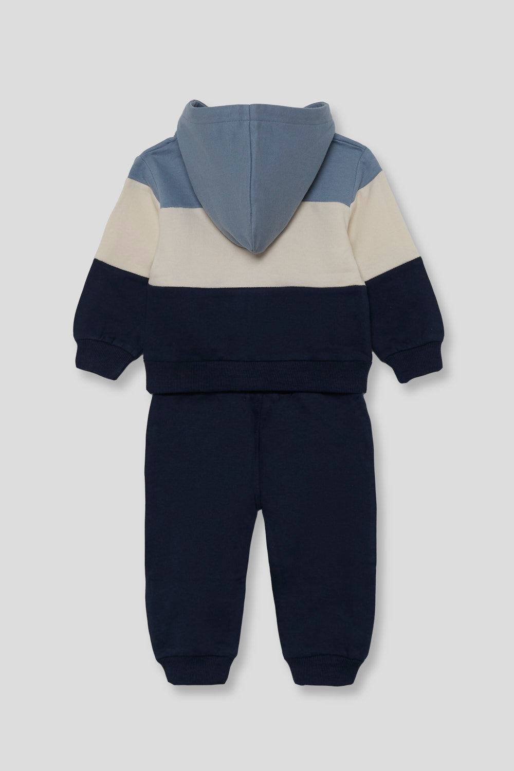 Conjunto Bebé Niño Sudadera con Capucha y Pantalón Marino | Siju Moda Infantil
