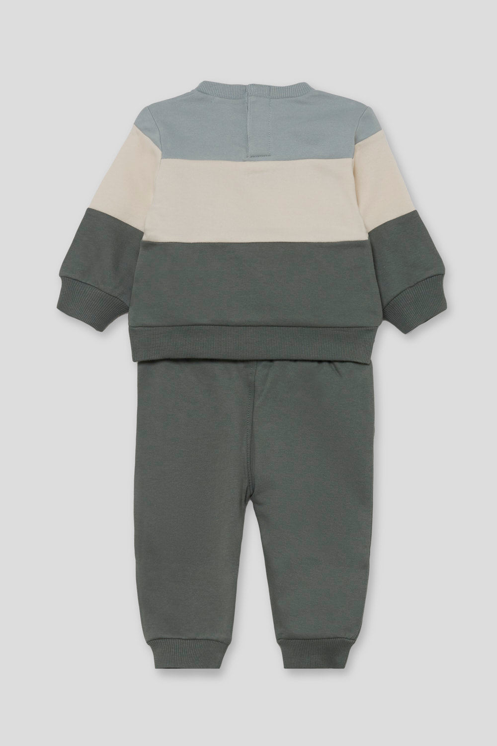 Conjunto Bebé Niño Verde con Sudadera Jungle y Pantalón | Siju Moda Infantil