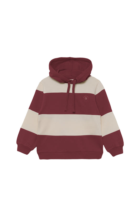 🍷 Sudadera con capucha borgoña Street Monkey