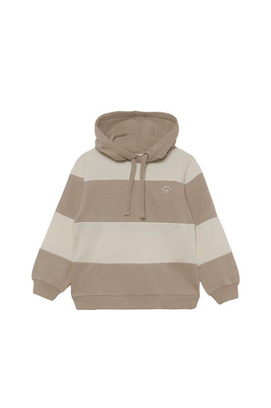 🤎 Sudadera con capucha de rayas Street Monkey