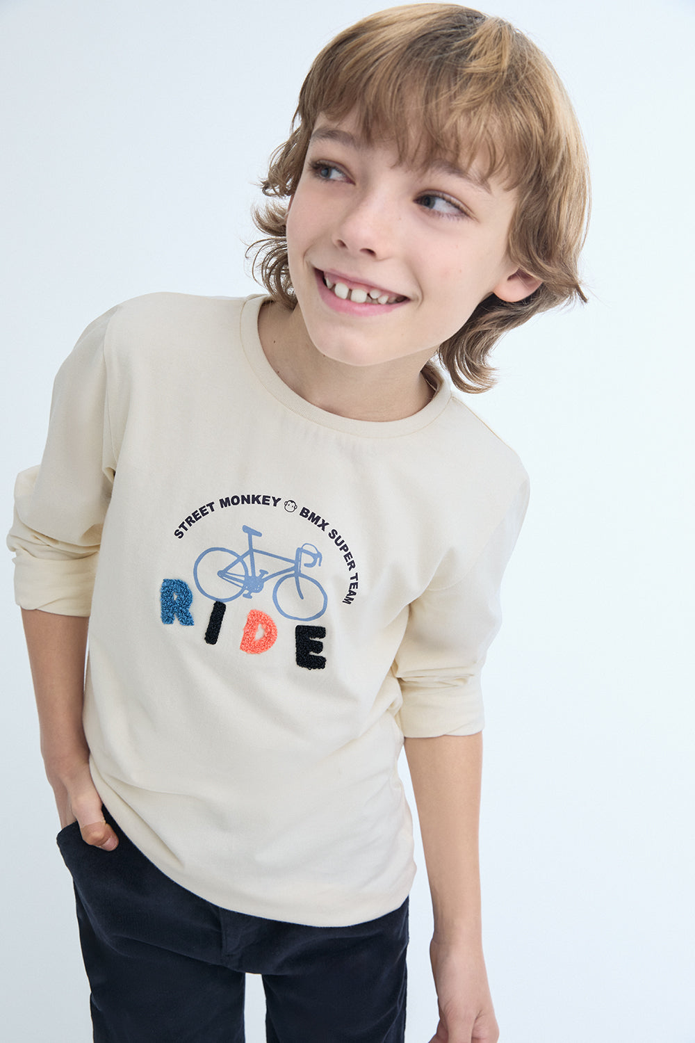 🚲 Camiseta de manga larga BMX Street Monkey