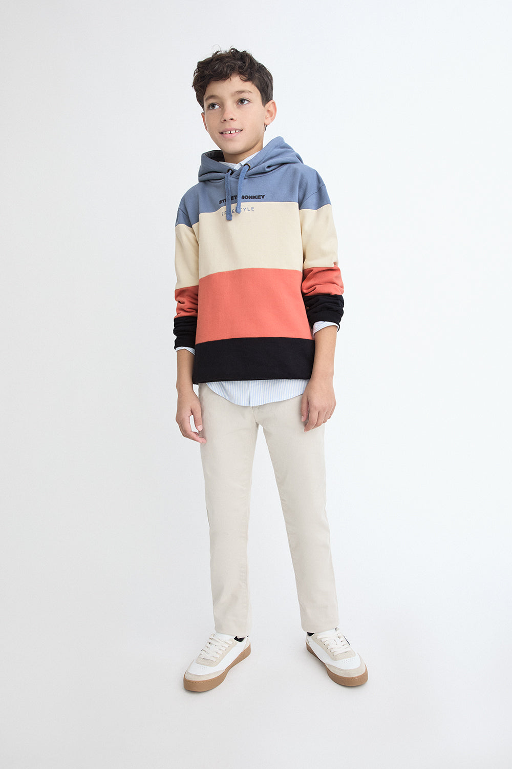 🧢 Sudadera con capucha multicolor Street Monkey