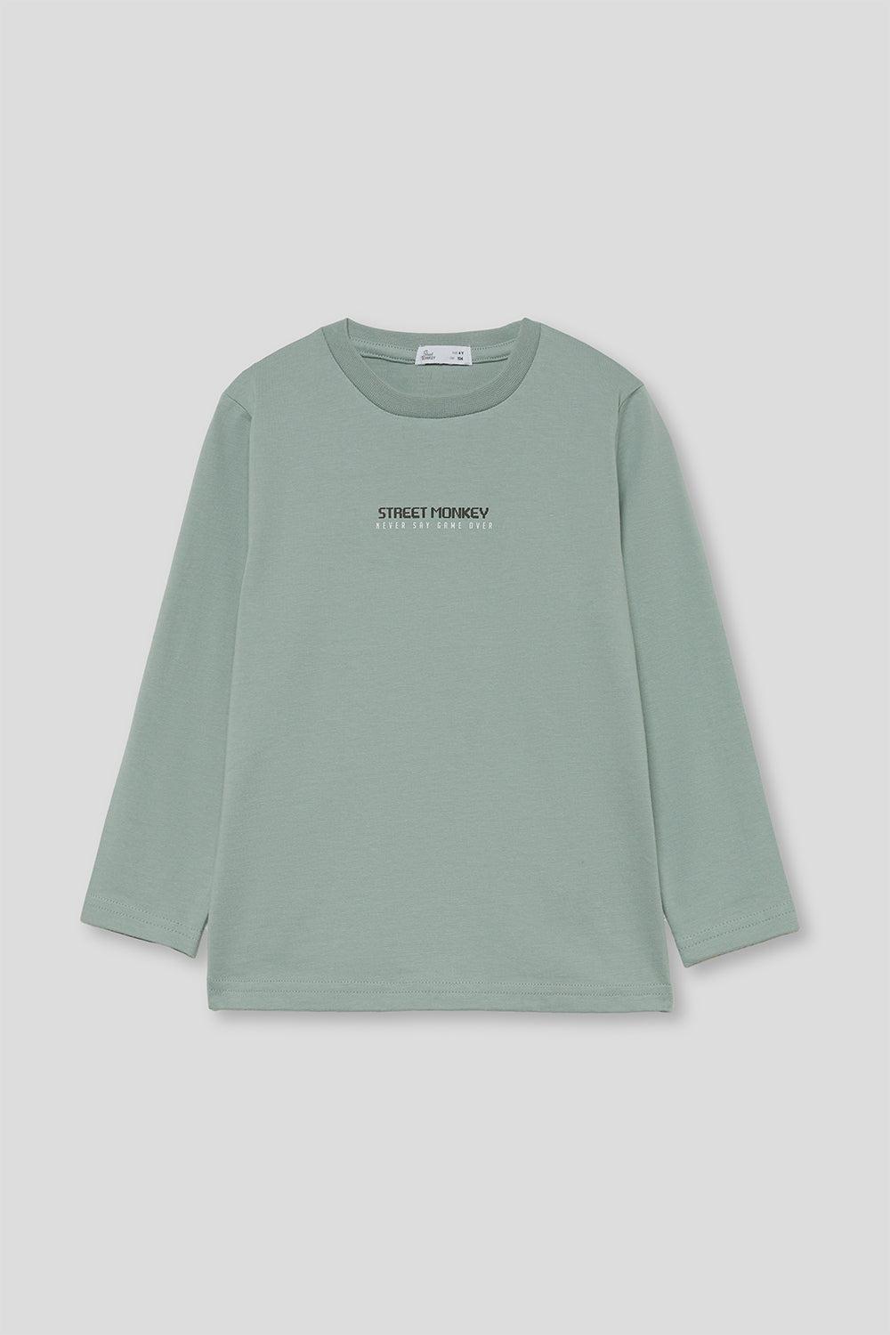 Camiseta Niño Verde Medio Game On Street Monkey | Siju Moda Infantil