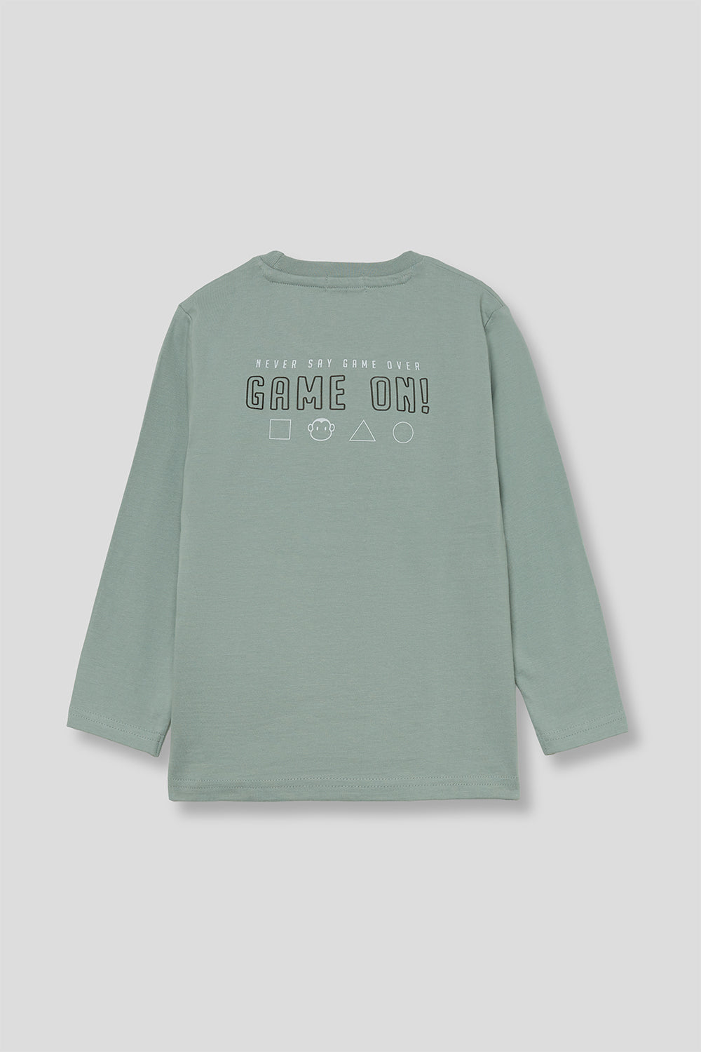 Camiseta Niño Verde Medio Game On Street Monkey | Siju Moda Infantil