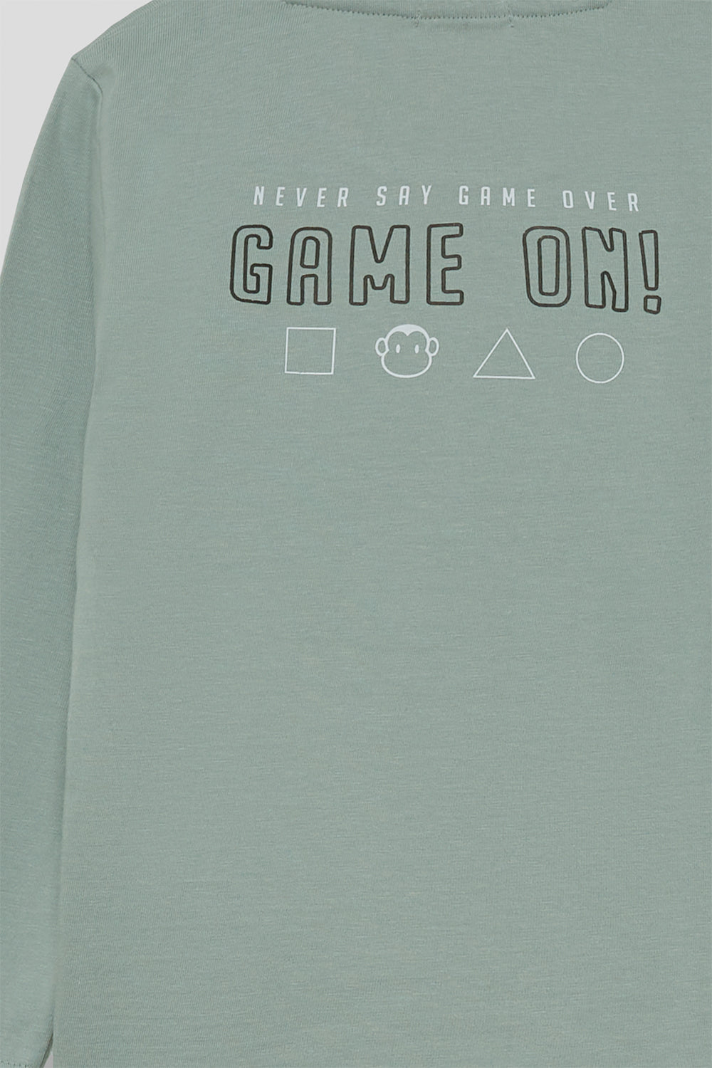 Camiseta Niño Verde Medio Game On Street Monkey | Siju Moda Infantil