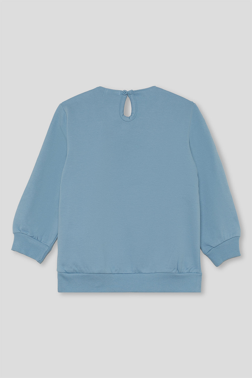 Sudadera Niña Azul Celeste con Gran Lazo “I’m Very Cool” 2-16 Años 366014 | Siju Moda Infantil