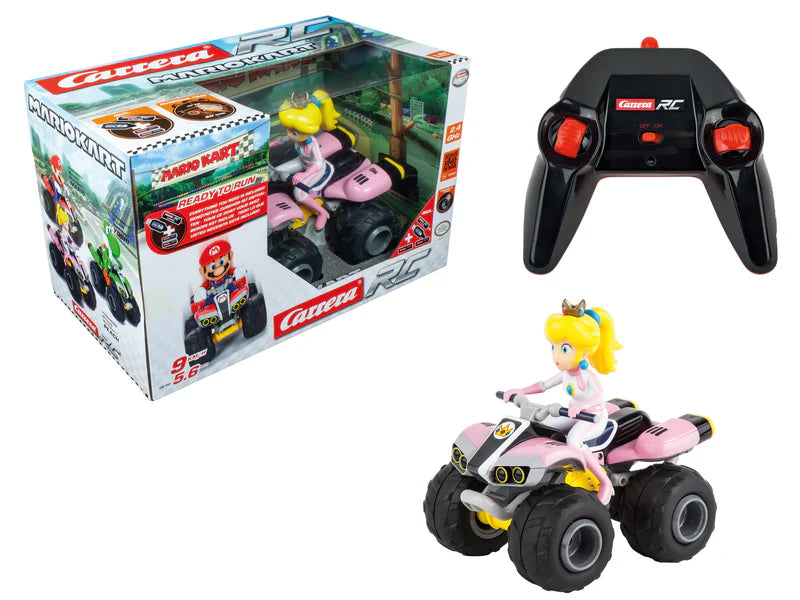 Mario Kart RC 2.4 GHz – Peach Quad a Escala 1:20 🎀