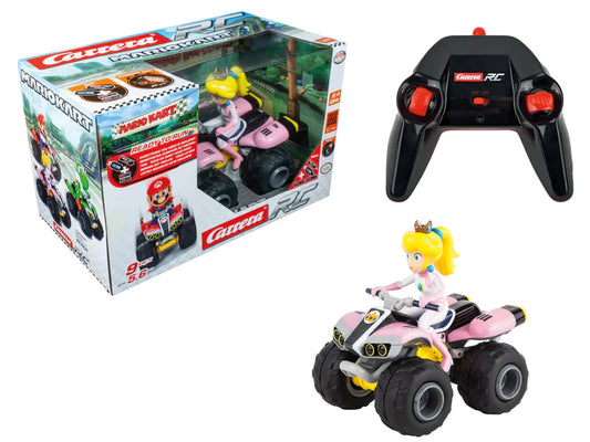 Mario Kart RC 2.4 GHz – Peach Quad a Escala 1:20 🎀