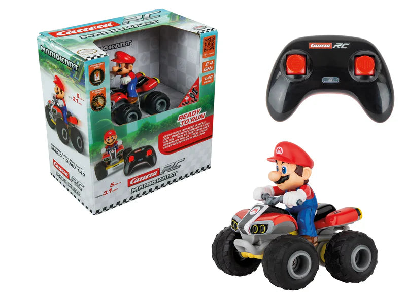 Mario Kart™ Mario Quad 1:40 RC 2,4GHz – Vehículo Radio Control Infantil