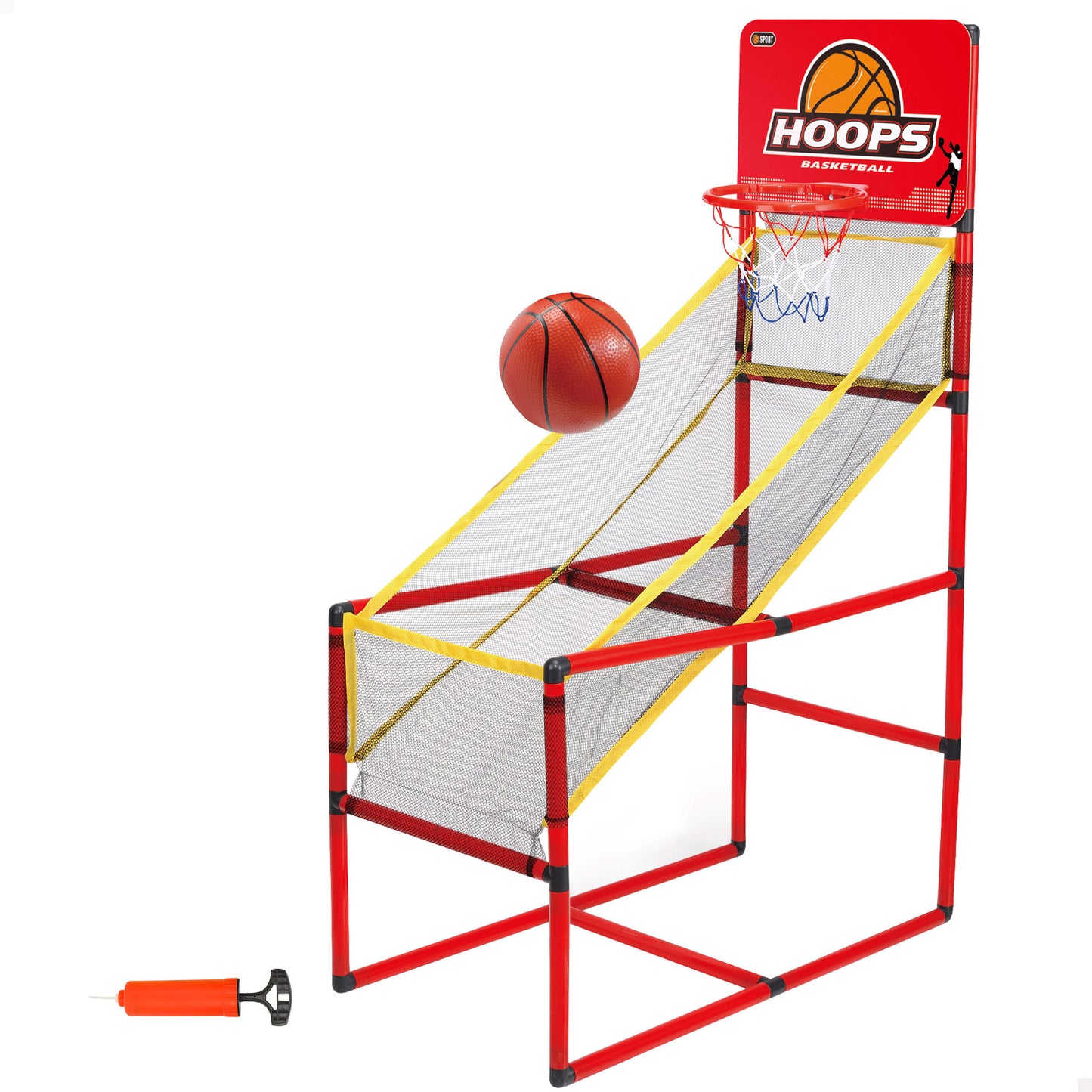 Canasta de Baloncesto Infantil con Recogepelotas 41x80x120 cm-CB Sports –