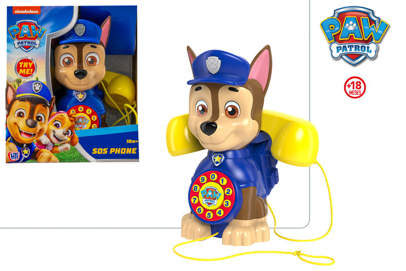 Patrulla Canina Teléfono Chase SOS con Melodías (+18 Meses)-Paw Patrol