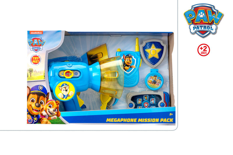 Patrulla Canina  Pack Megáfono de Misión Chase (+24 Meses)Paw Patrol