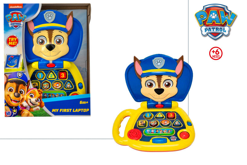 Patrulla Canina Mi Primer Ordenador Interactivo de Chase (+6 Meses)Paw Patrol