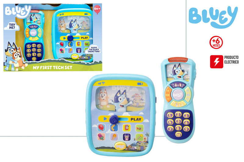 Bluey – Mi Primer Set Tecnológico Interactivo (+6 Meses)