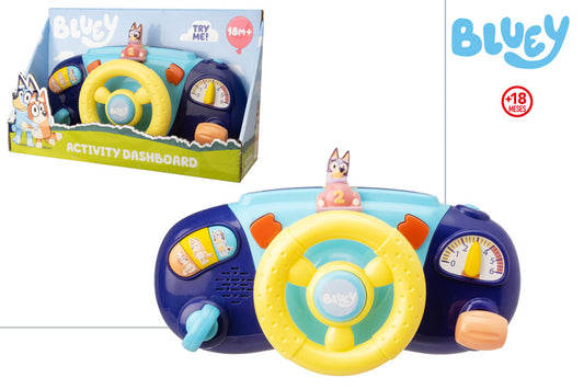 Bluey – Volante Interactivo de Actividades (+18 Meses)