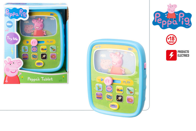 Peppa Pig – Tablet Interactiva de Actividades (+18 Meses)
