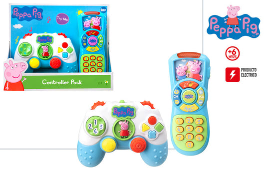 Peppa Pig – Mi Primer Set de Mandos Interactivos (+12 Meses)