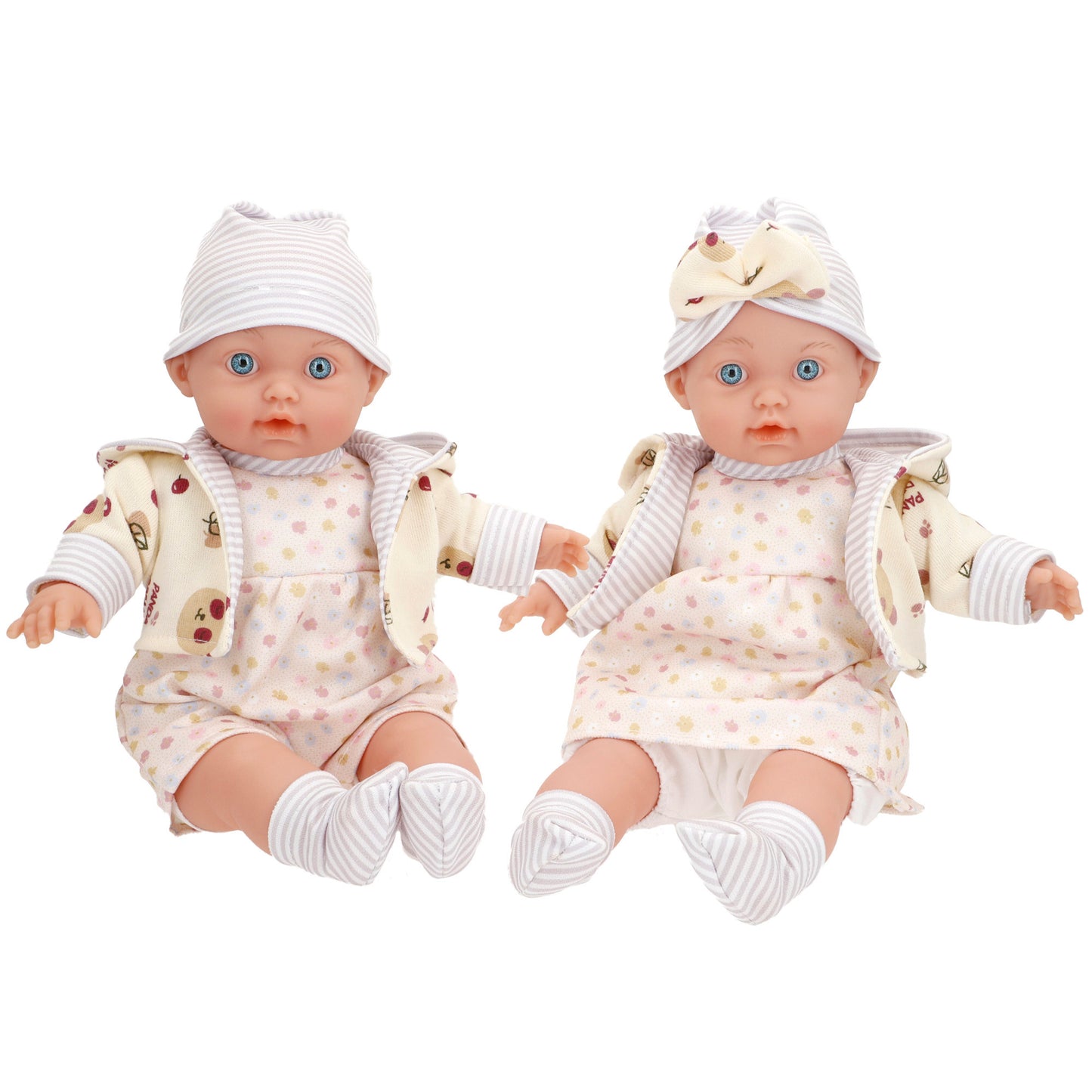 Set de 2 Muñecas Bebé 33 cm (+24 Meses)- Colorbaby’s