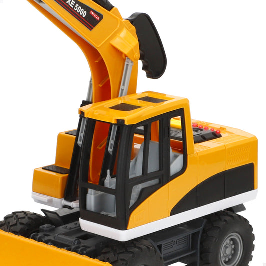 Excavadora 1:14 con Fricción, Luz y Sonido-Speed&Go