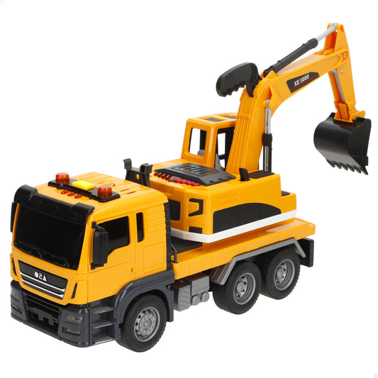 Camión Grúa 1:14 con Fricción, Luz y Sonido-Speed&Go