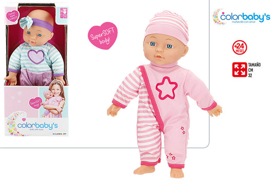 Bebé Superblandito 32 cm (2 Modelos Surtidos) +18M-Colorbaby’s
