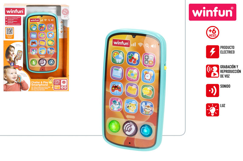 Smartphone Musical Interactivo para Bebés (+6 Meses)Winfun