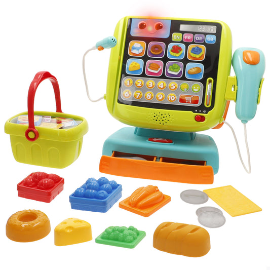 Caja Registradora Infantil con Accesorios, Luz y Sonido (+18 Meses)-Winfun