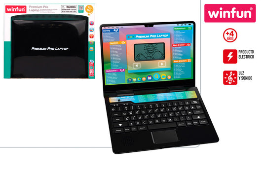 Ordenador Portátil Educativo con Actividades (+4 Años)-Winfun