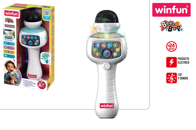 Micrófono Wireless Karaoke Infantil (+24 Meses)-Winfun