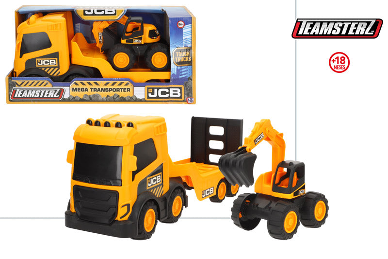 Camión de Construcción con Excavadora JCB (+18 Meses) Teamsterz