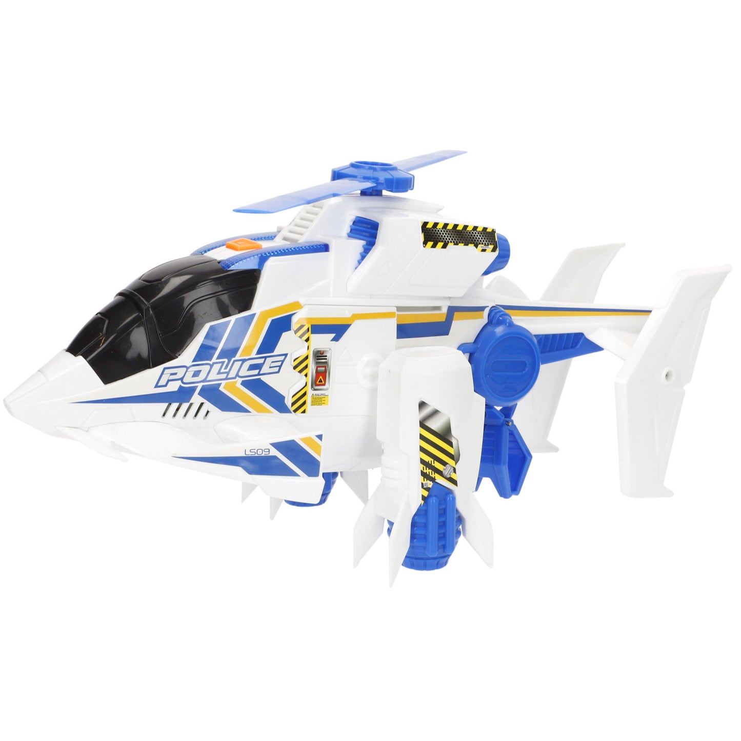 Helicóptero de Policía con Luz y Sonido Teamsterz