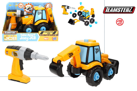 Mi Primera Excavadora Desmontable con Destornillador (+3 Años) Teamsterz