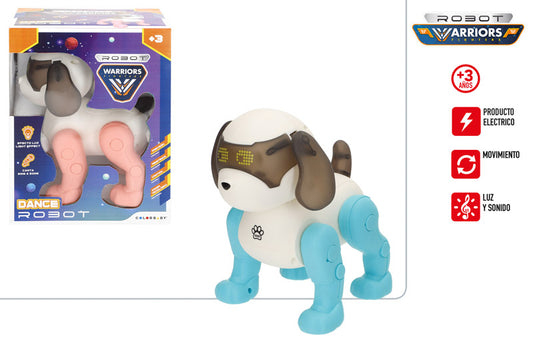 Perro Robot Interactivo con Luz y Sonido (2 Modelos Surtidos) Warriors
