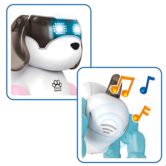 Perro Robot Interactivo con Luz y Sonido (2 Modelos Surtidos) Warriors