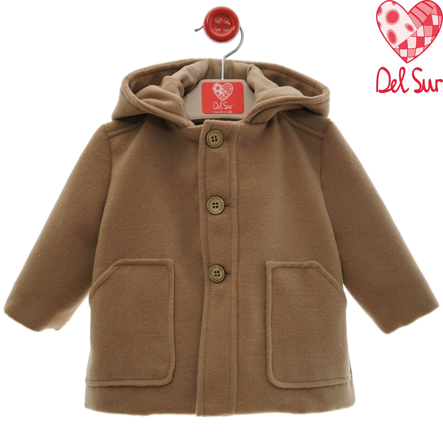 Trenca paño bebe niño camel 12-48 meses