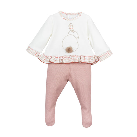 Conjunto Polaina Genil niña 0-6 meses