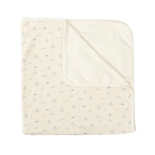 Arrullo calado Familia Patos Babidu – Manta primera puesta canastilla