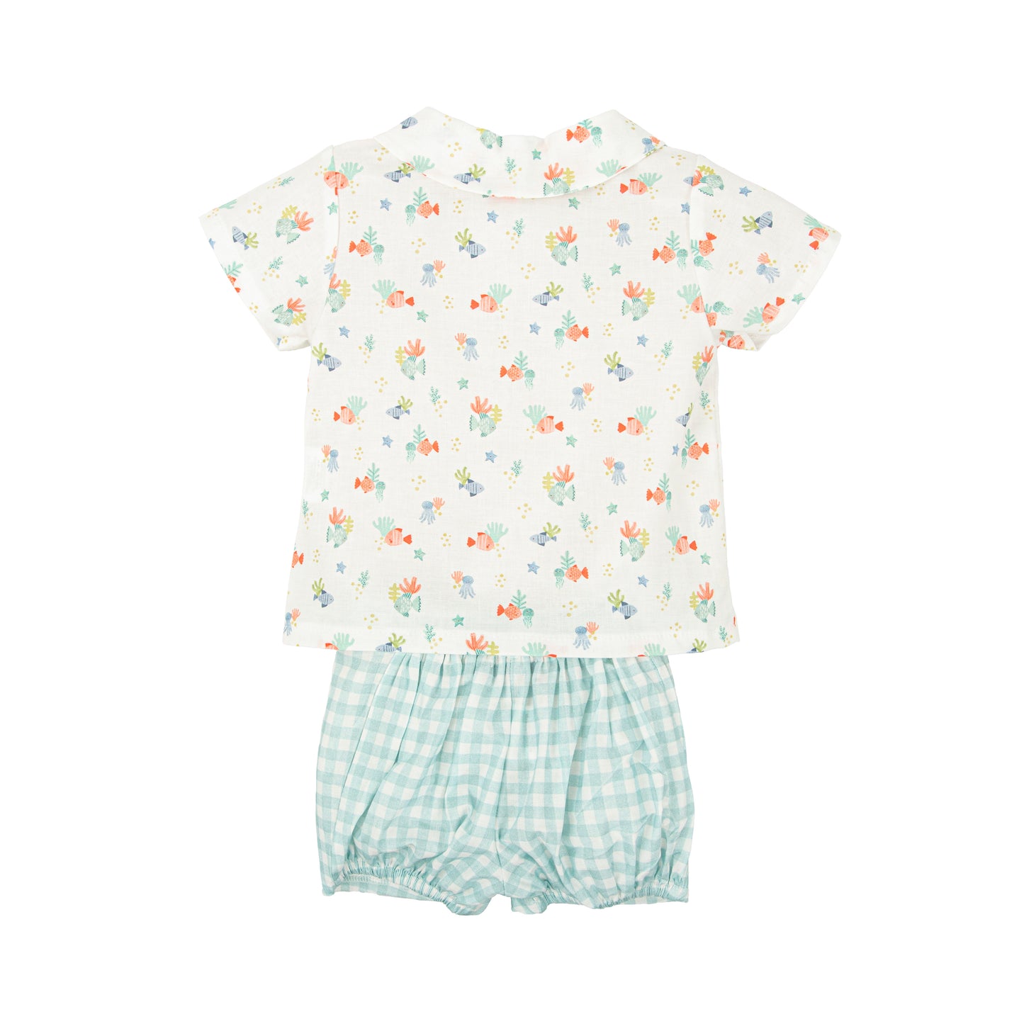 Conjunto niño cuello pico Familia Latido Babidu 3-6 años