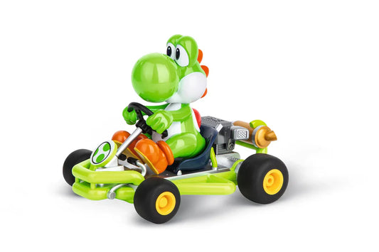 Mario Kart™ Pipe Kart Yoshi 2,4GHz RC – Coche Radiocontrol 21 cm | Carrera